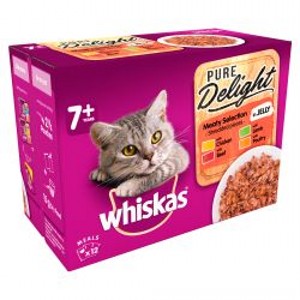 Whiskas Pouch 7+ Meat Selection In Jelly (12)
